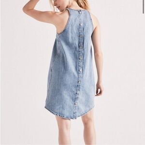 Lucky Brand Jean/Denim Snap Back Dress Size Medium